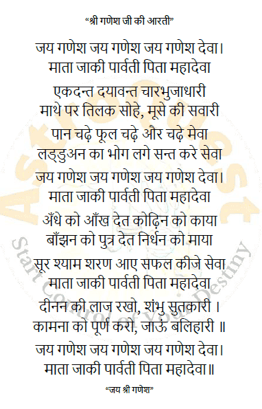 Ganesh Ji Aarti — AstroQuest